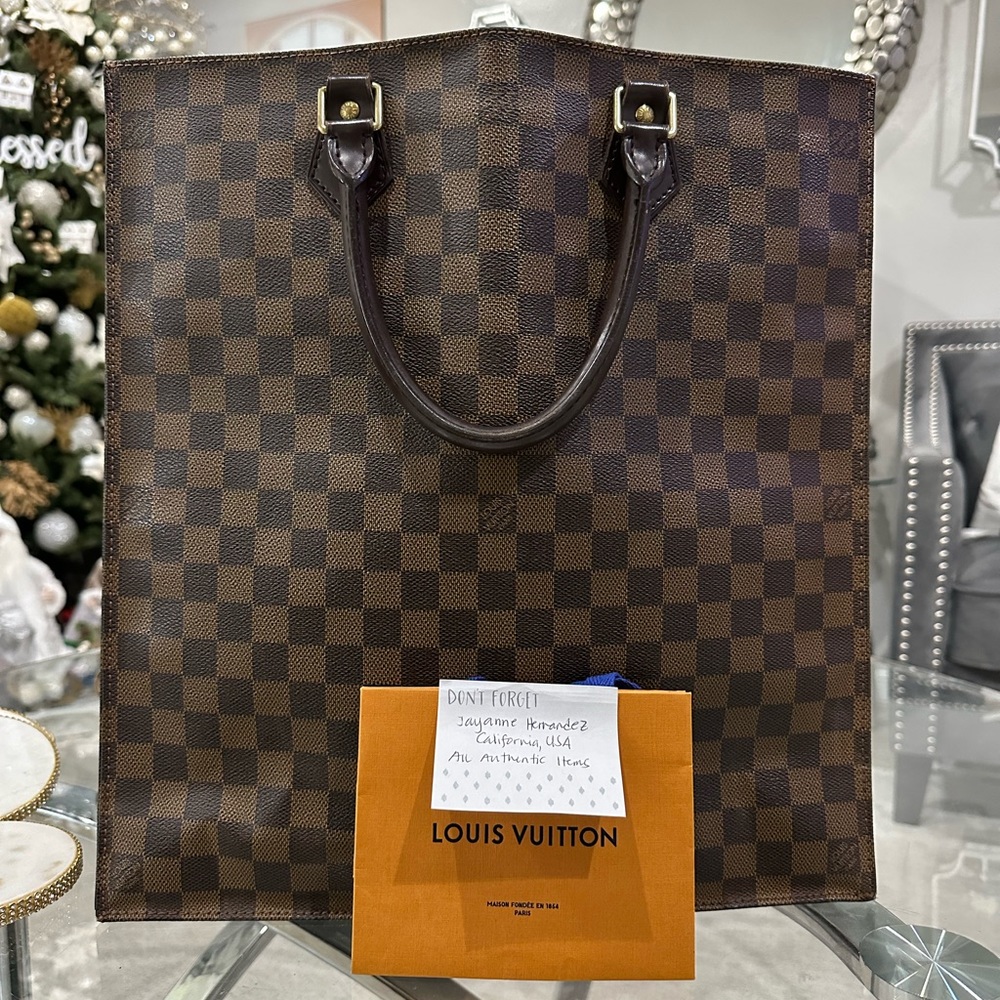 Damier Louis Vuitton Sac Plat